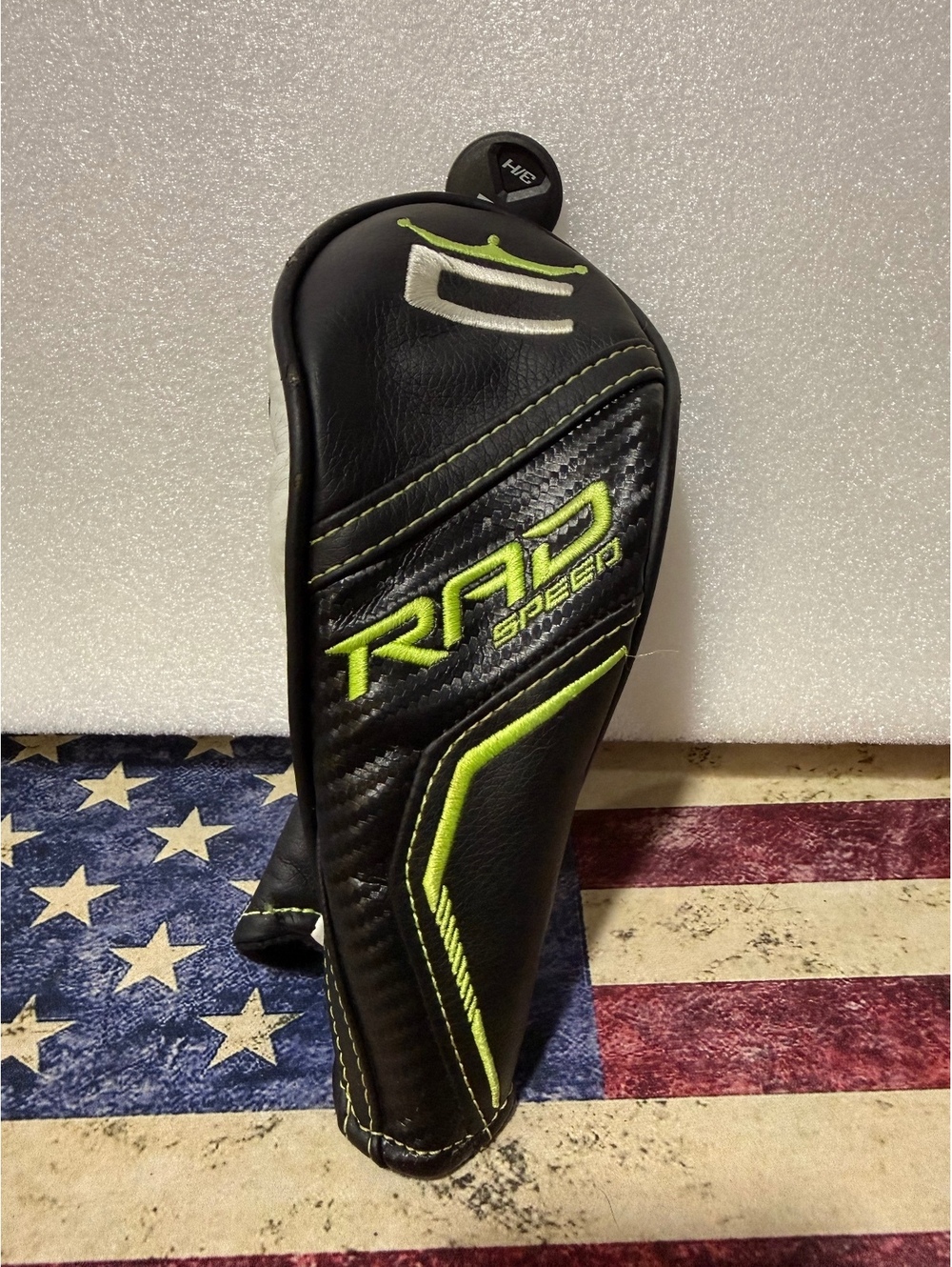 Cobra RADSPEED Hybrid Headcover 2H-7H Adjustable Black Lime Golfcore